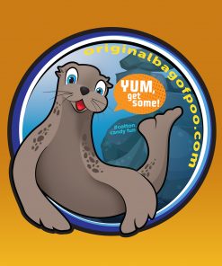 Sea Lion Sticker With Background