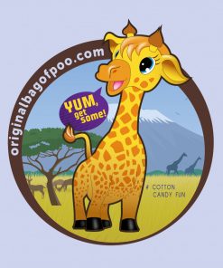 Original Bag Of Poo Product Giraffe Sticker
