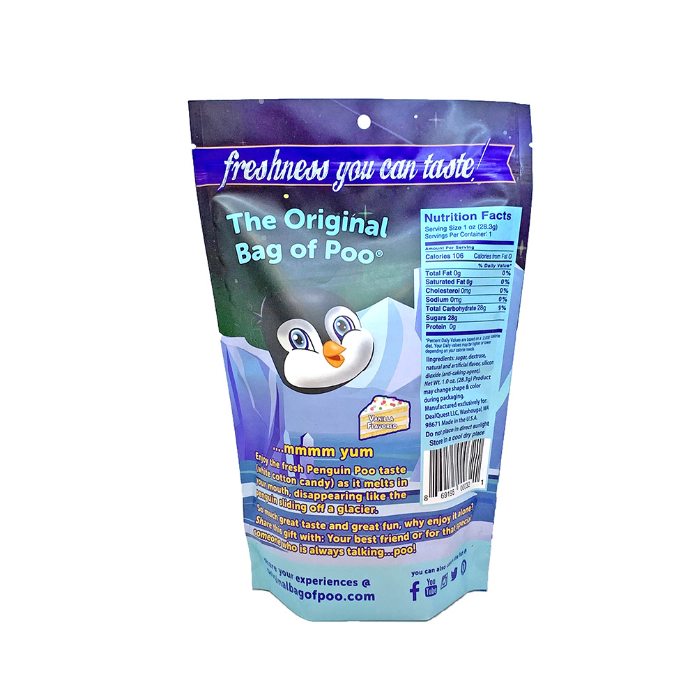 Original Bag Of Poo Product Penguin Back