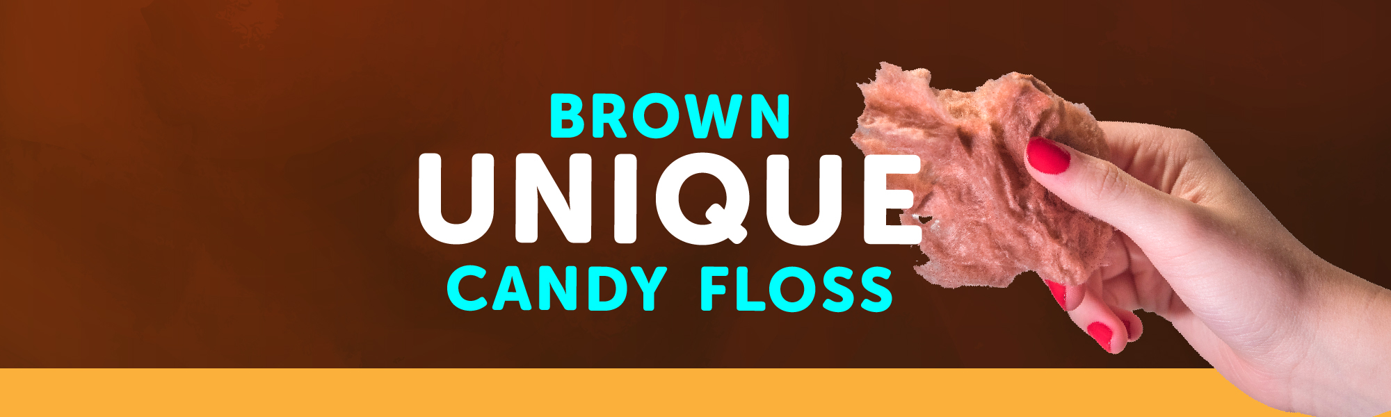 unique brown candy floss. Exclusively offered by Original Bag of Poo