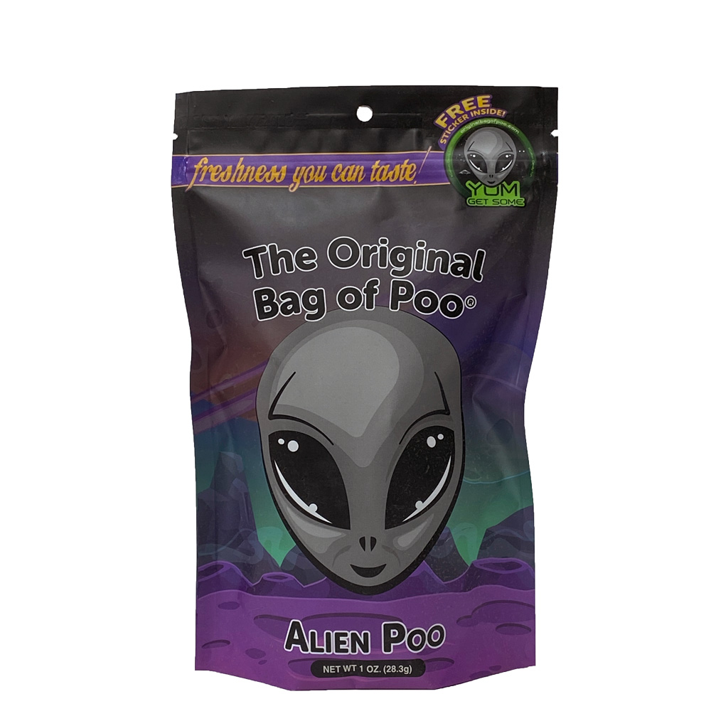 Alien poo package Front