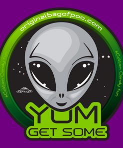 Original Bag Of Poo Product Alien Sticker