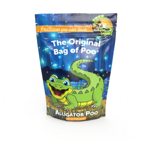 Alligator poo package front