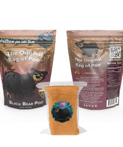 Black Bear Bag Candy Sticker