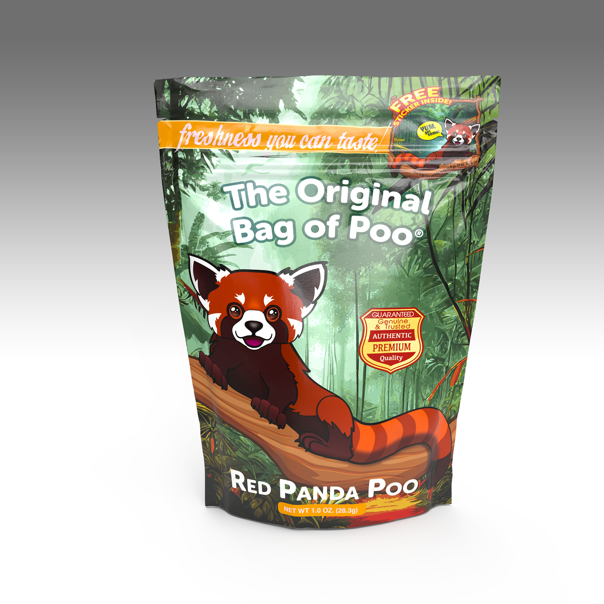 Red Panda poo Package Front